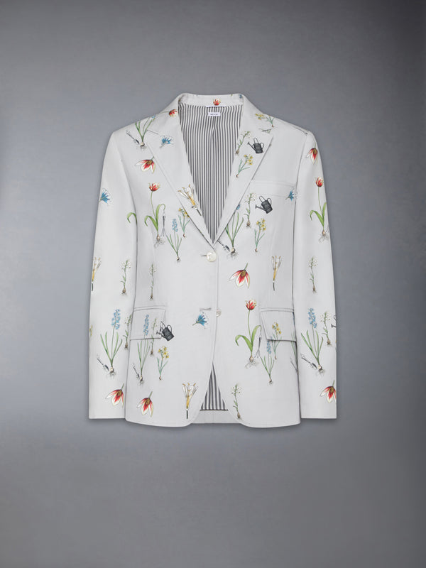 CLASSIC COTTON LINEN BOTANICAL FLOWER SPORT COAT - featured image