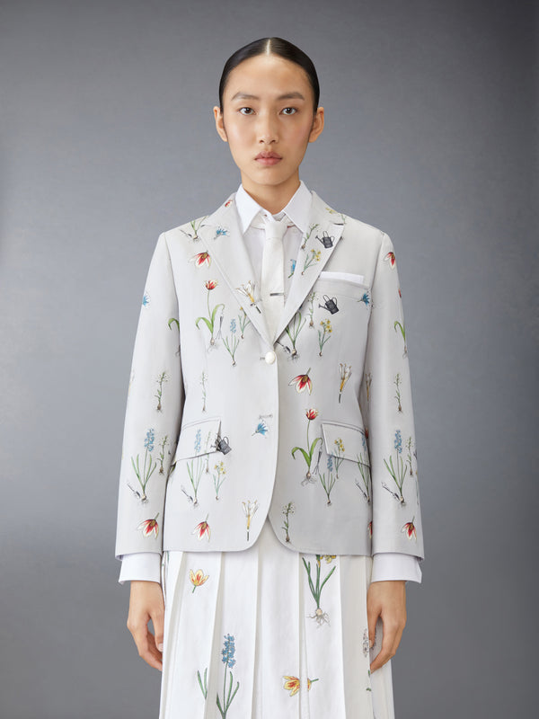 CLASSIC COTTON LINEN BOTANICAL FLOWER SPORT COAT - image 1