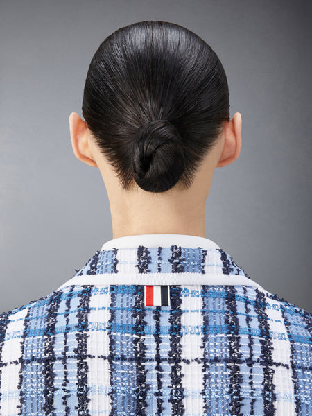 HUNTING TARTAN EYELASH TWEED CLASSIC SPORT COAT DARK NAVY