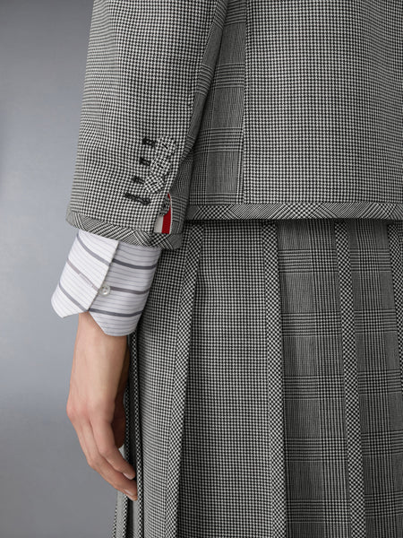 PRINCE OF WHALES FUNMIX FRESCO CROPPED SPORTCOAT BLK/WHT