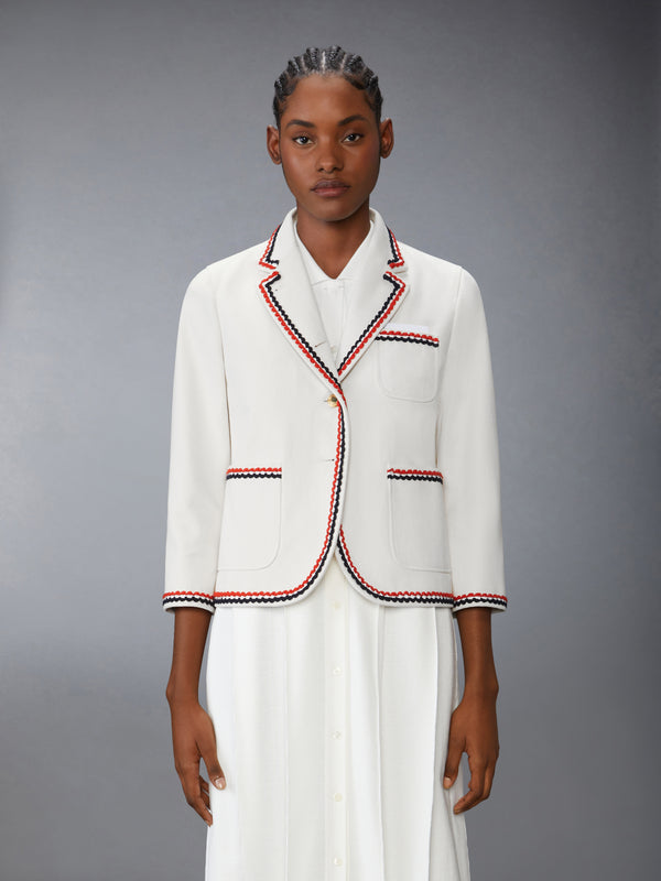 SELVEDGE DENIM CROPPED SACK SPORTCOAT - image 1