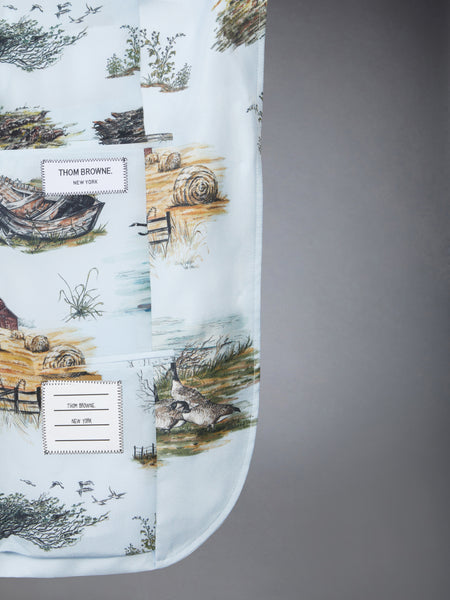 SCENIC TOILE SILK TWILL HIGH ARMHOLE SPORTCOAT