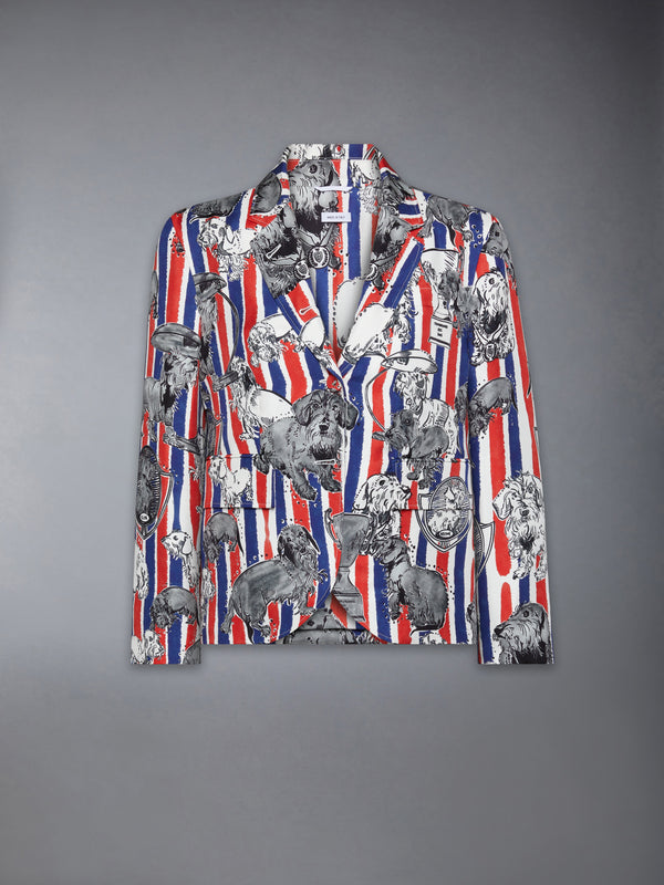 UNCONSTRUCTED SILK TWILL HECTOR TOILE SPORTCOAT - featured image