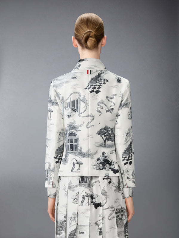 UNCONSTRUCTED SILK TWILL HECTOR TOILE SPORTCOAT - image 2