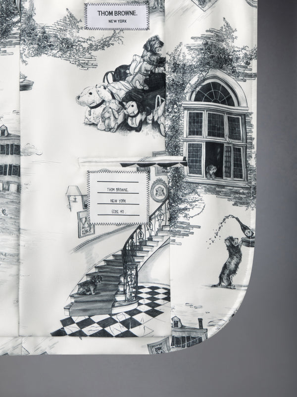 UNCONSTRUCTED SILK TWILL HECTOR TOILE SPORTCOAT - image 4