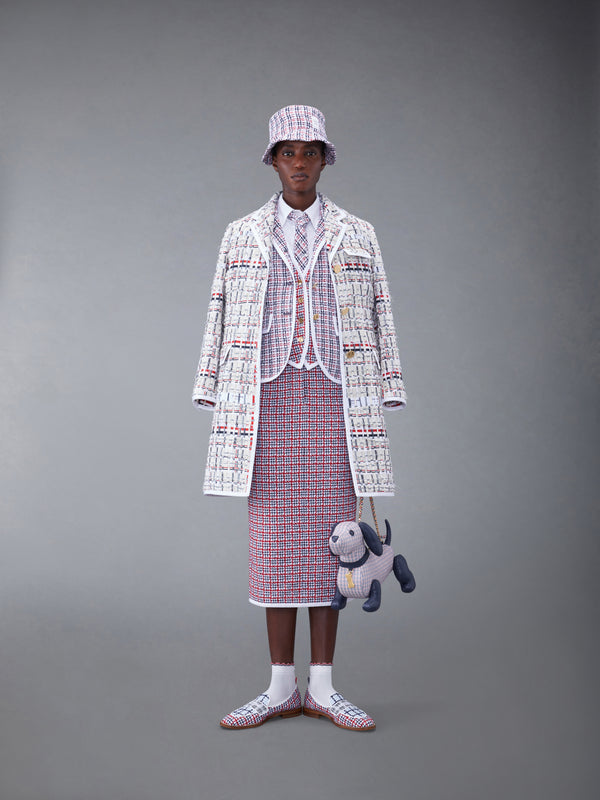 CHECK CROCHET TWEED SLIM FIT SPORT COAT - image 4
