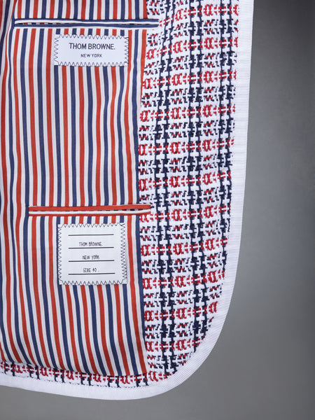 CHECK CROCHET TWEED SLIM FIT SPORT COAT RWBWHT