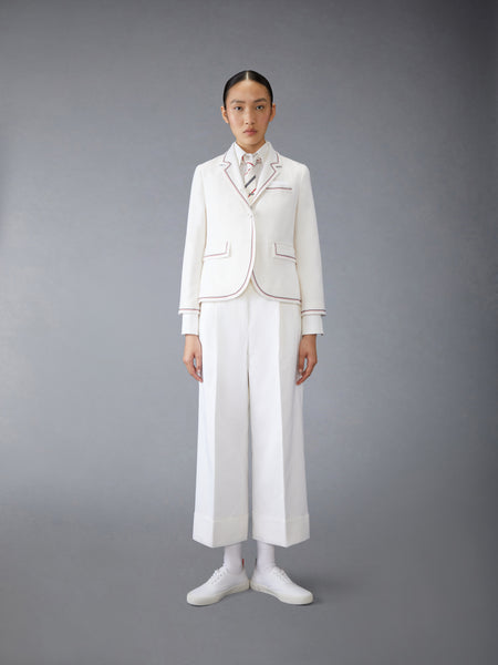 CASHMERE HIGH ARMHOLE SPORTCOAT WHITE