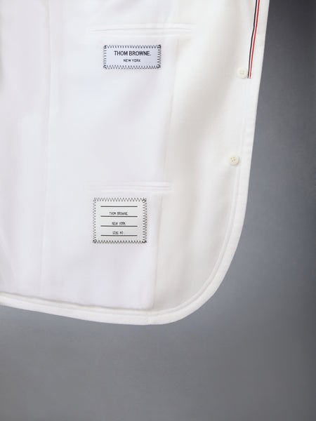 CASHMERE HIGH ARMHOLE SPORTCOAT WHITE