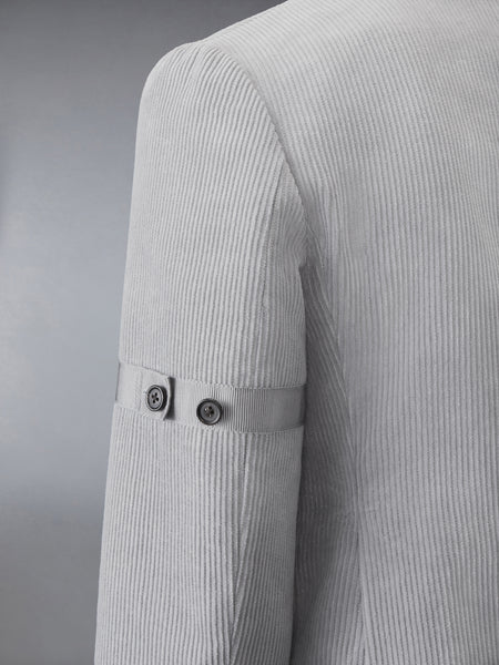 CORDUROY HIGH ARMHOLE ARMBAND SPORT COAT LT GREY