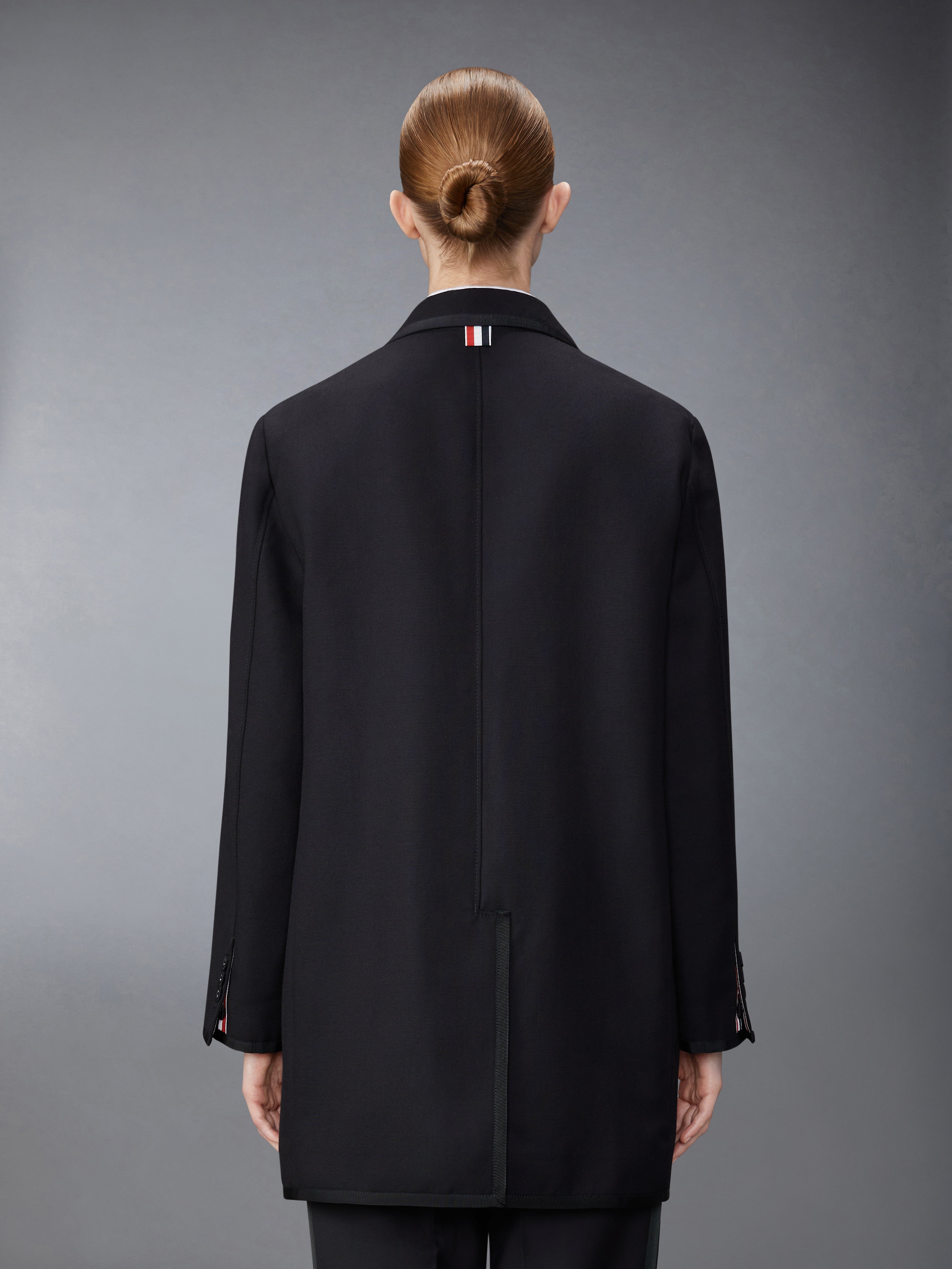 3-Ply Mohair Oversized Sack Sport Coat | Thom Browne
