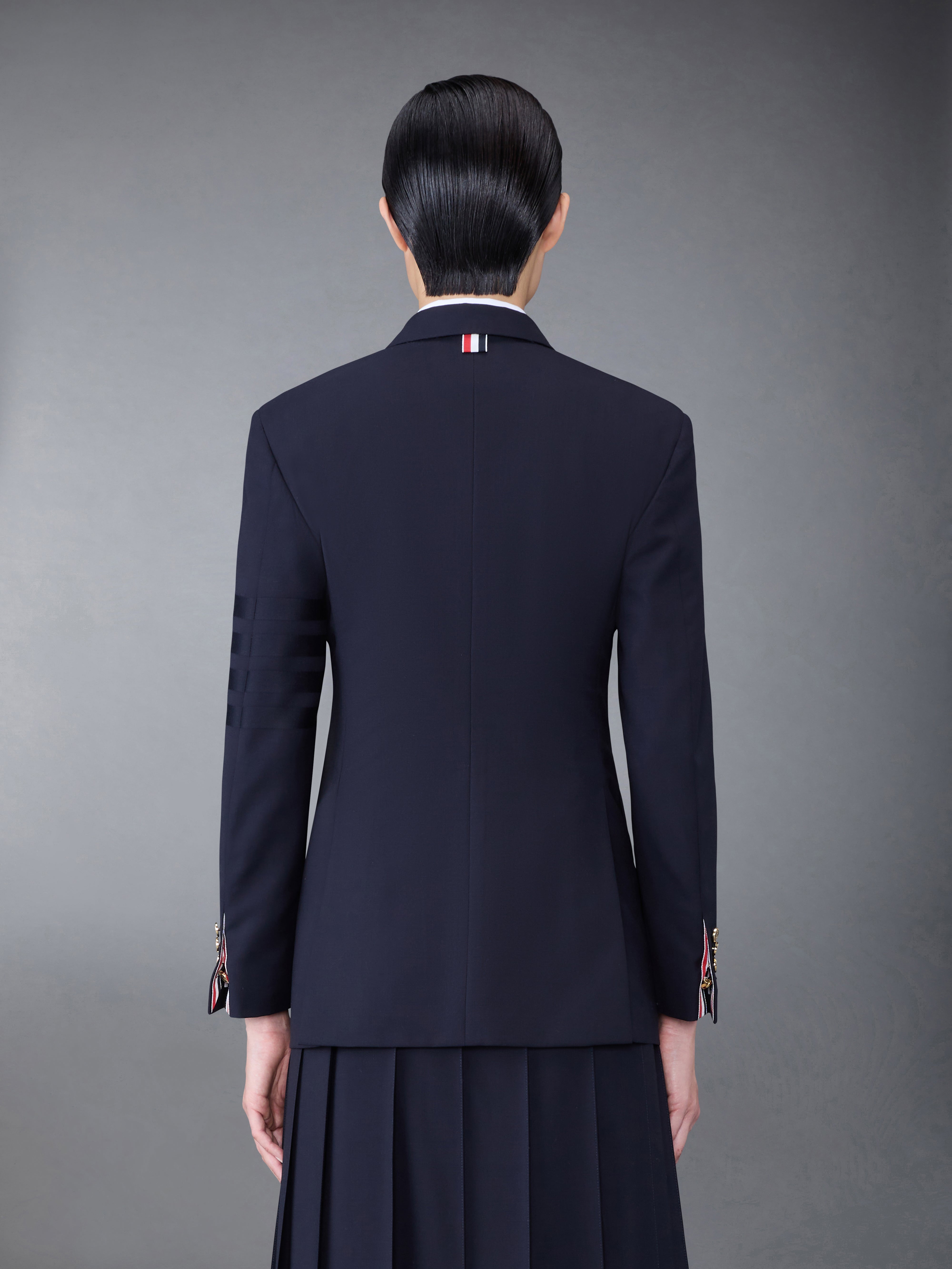 iroiro　THOM BROWNE スーツ SIZE 1 Thom Browne 4-Bar Stripe single-breasted Blazer | Grey