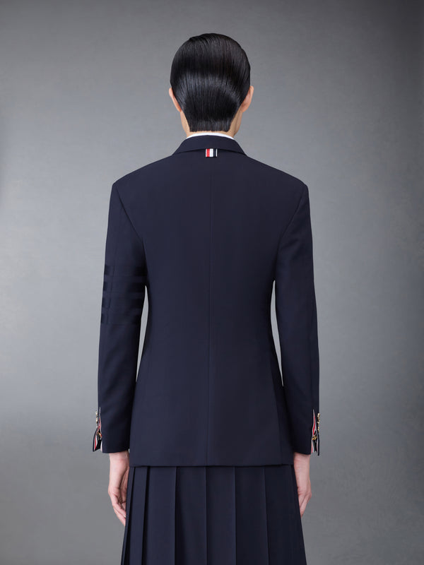 PLAIN WEAVE 4-BAR ELONGATED SINGLE BUTTON SPORT COAT - image 2