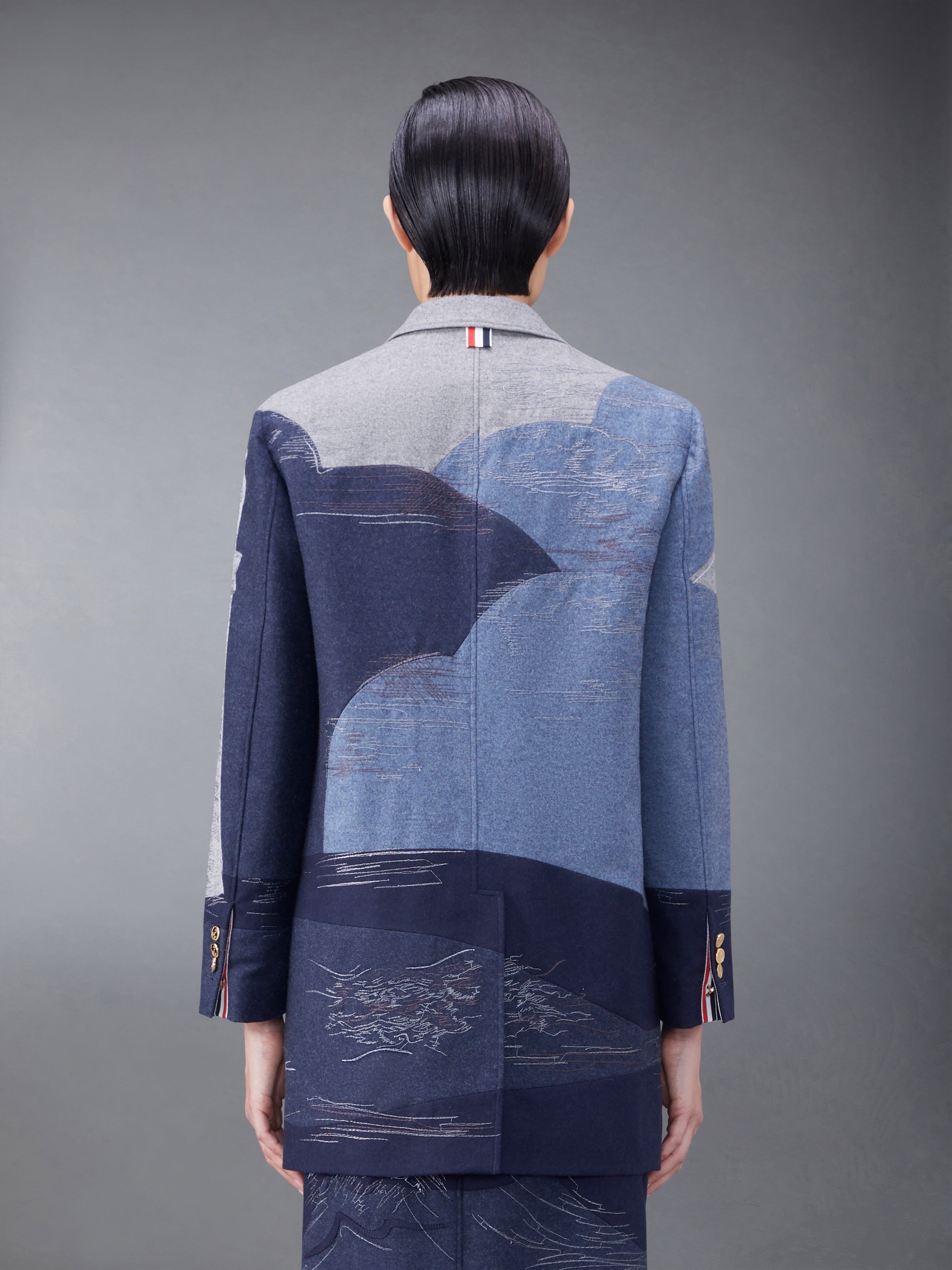 美品 THOM BROWNE ロングコート【限定シーズンモデル】 トム ブラウン(THOM BROWNE) 2024-25年秋冬ウィメンズ&メンズ