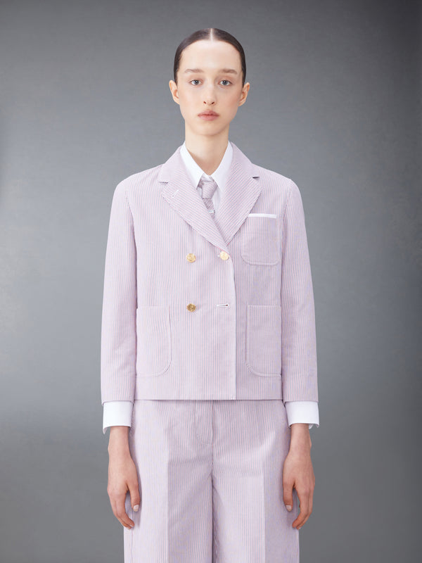 DOBBYCORD CROPPED SACK SPORT COAT - featured image