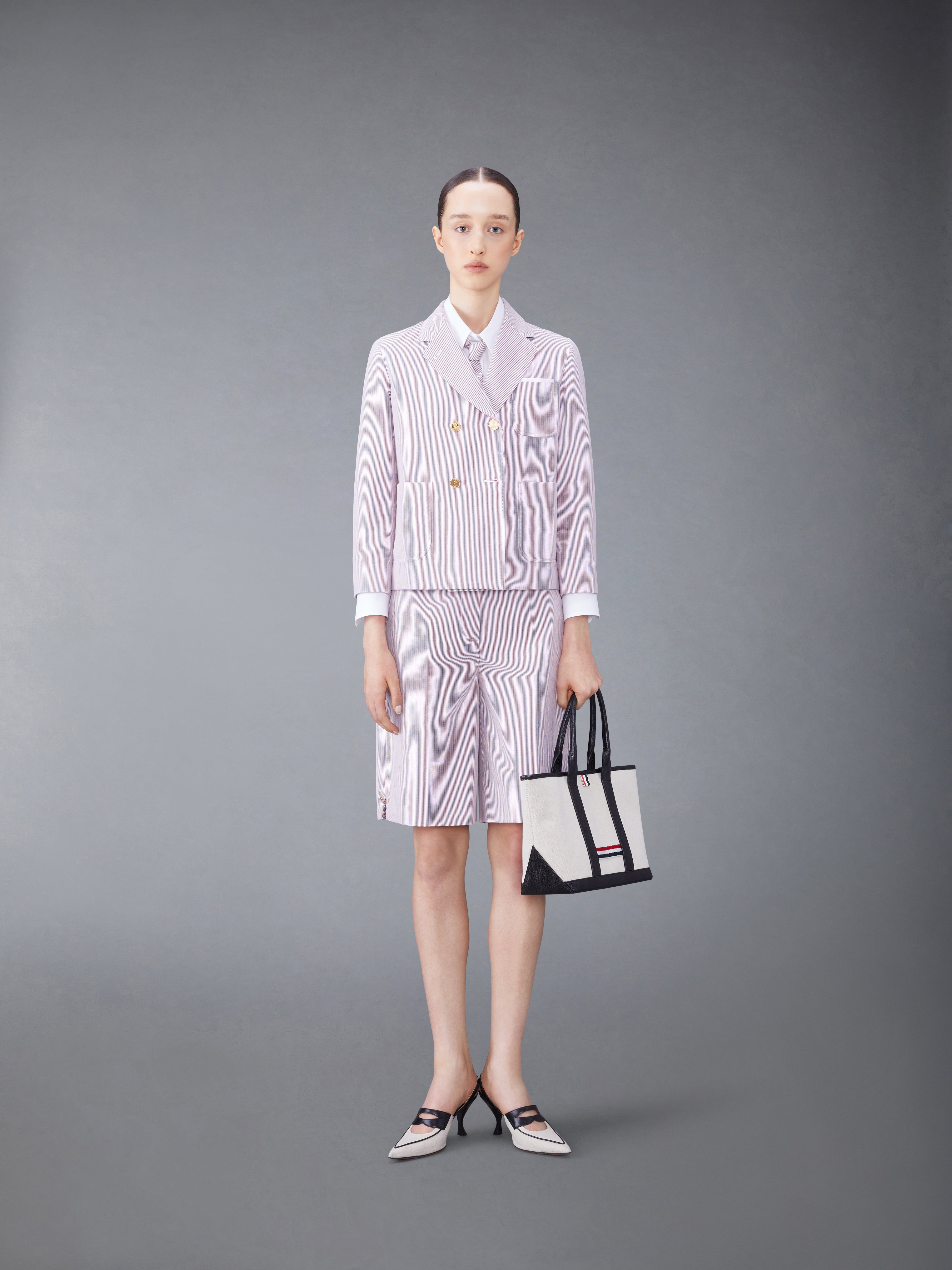 Dobbycord Cropped Sack Sport Coat | Thom Browne