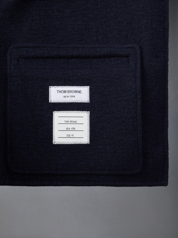 WOOL CASHMERE ARMBAND BELL SLEEVE JACKET WITH SHEARLING COLLAR - image 6