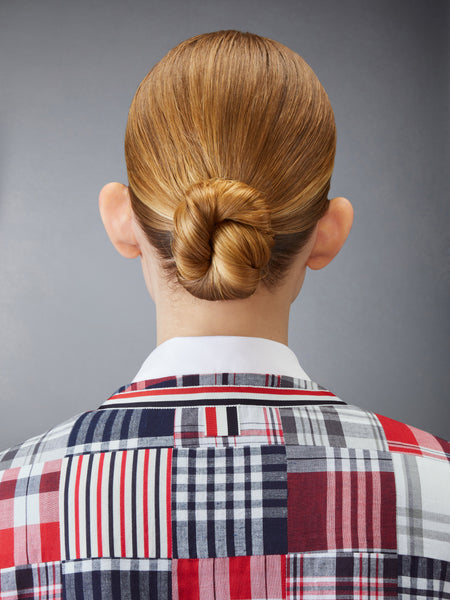 PATCHWORK BOW JACKET RWBWHT