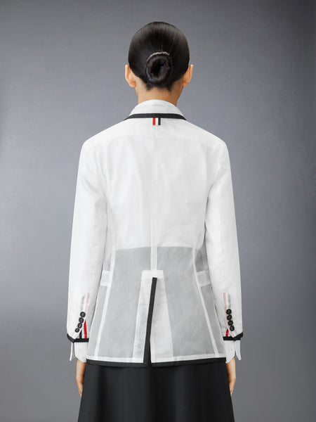 SILK ORGANZA ELONGATED JACKET
