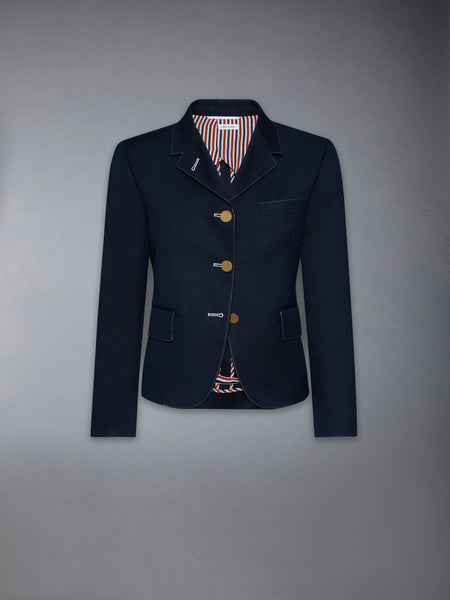 LINEN COTTON HIGH BREAK SPORT COAT NAVY