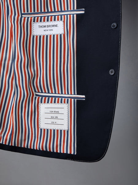 LINEN COTTON HIGH BREAK SPORT COAT NAVY