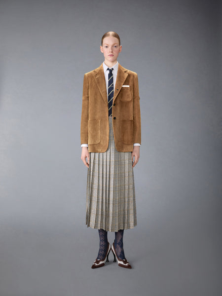 SUEDE ARMBAND SPORTCOAT BROWN