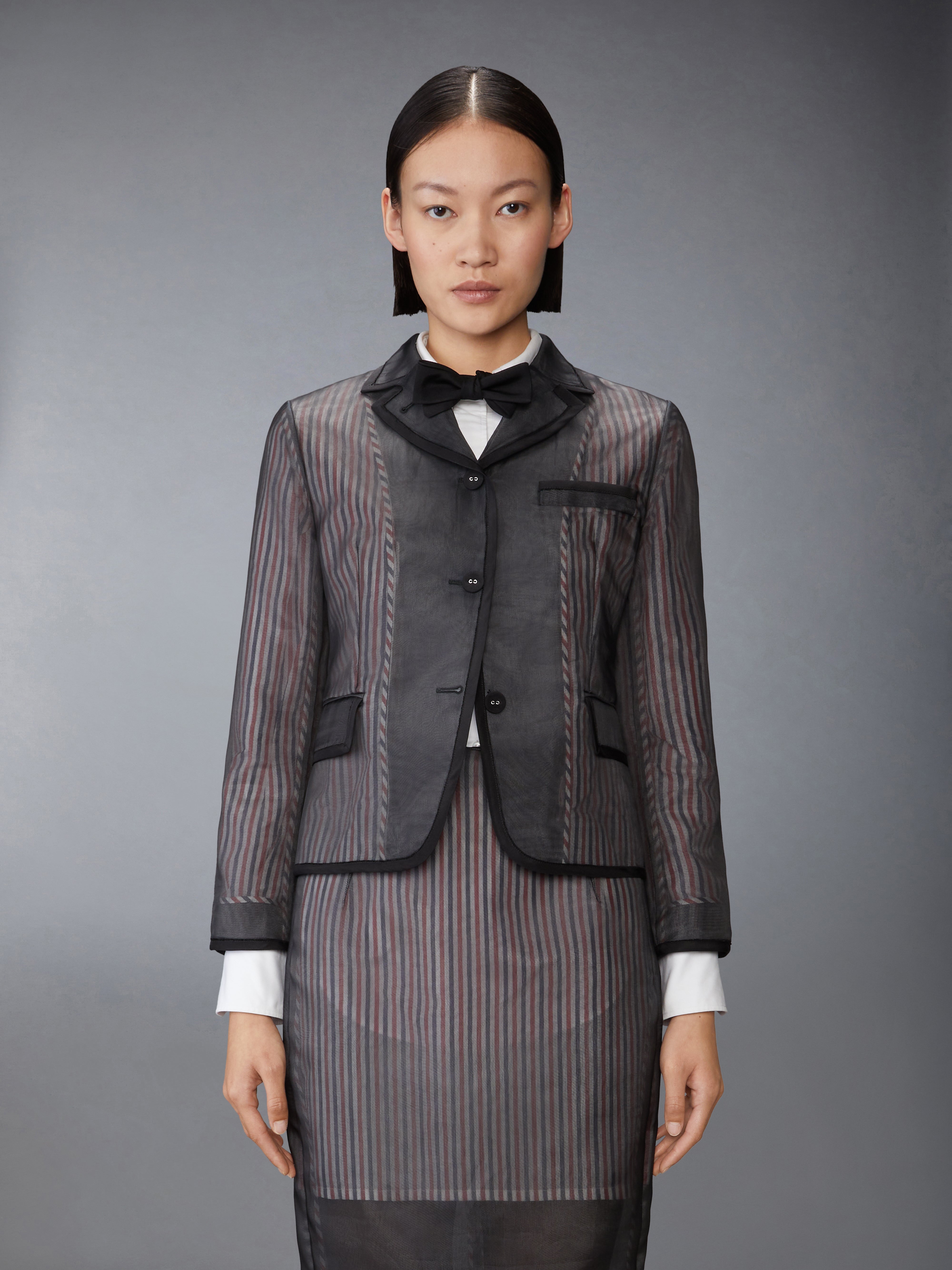 Thom Browne シングルブレスト　サッカー生地　ブレザー Thom Browne シングルブレスト サッカー生地 ブレザー 【公式通販】