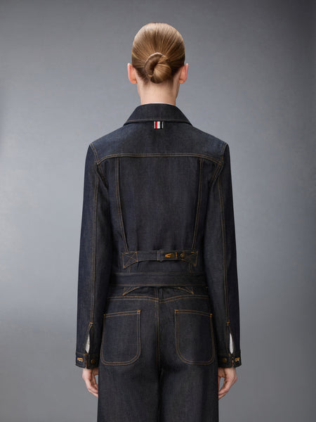 SELVEDGE DENIM SHRUNKEN JACKET NAVY