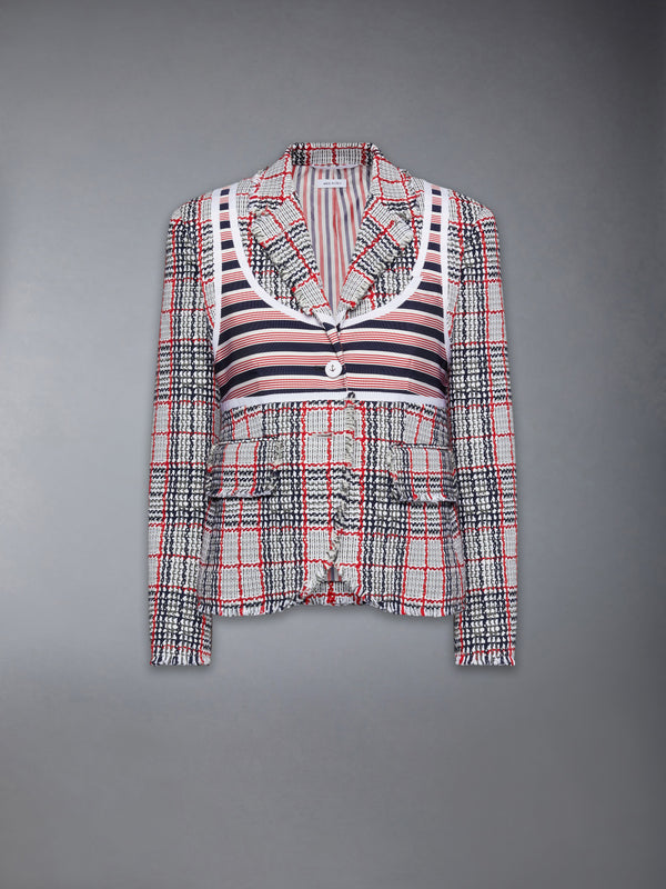 SUMMER TWEED TROMPE L’ŒIL BIKINI FRAY EDGE SPORTCOAT - featured image