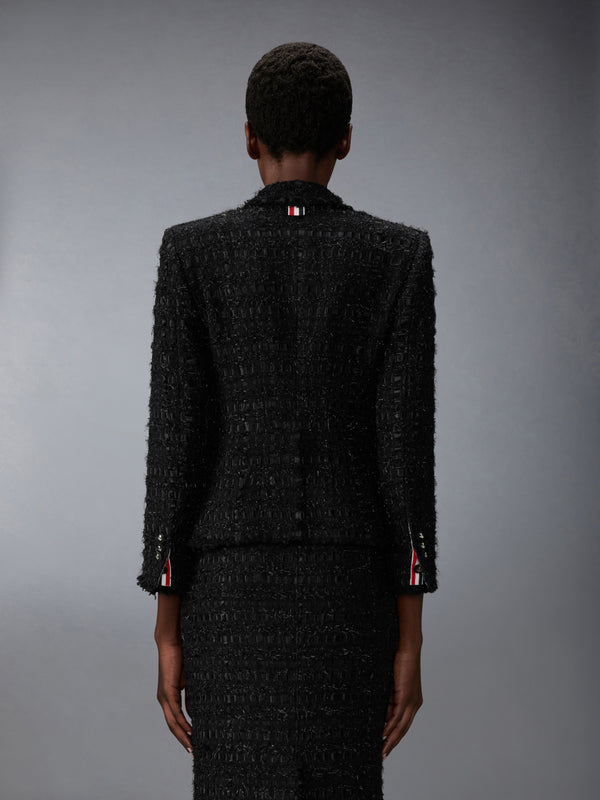 FRAYED SATIN RIBBON TWEED SPORTCOAT - image 2