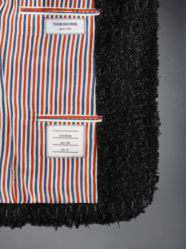 FRAYED SATIN RIBBON TWEED SPORTCOAT - image 5