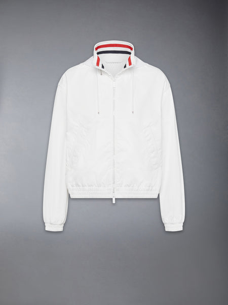 NYLON TECH TRACK JACKET WHITE