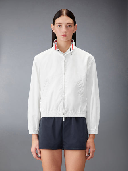 NYLON TECH TRACK JACKET WHITE