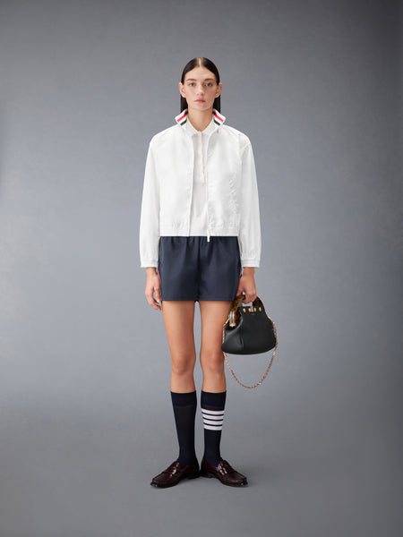 NYLON TECH TRACK JACKET WHITE