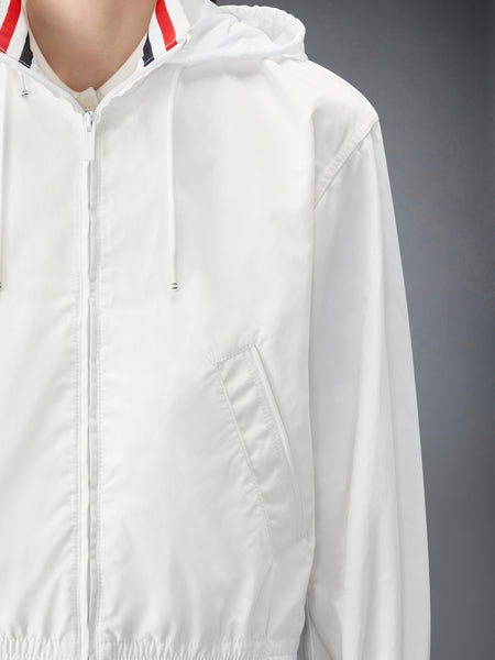 NYLON TECH TRACK JACKET WHITE