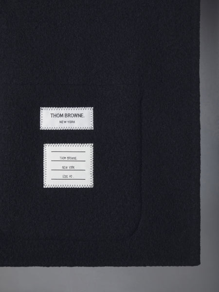 WOOL BELL SLEEVE JACKET NAVY