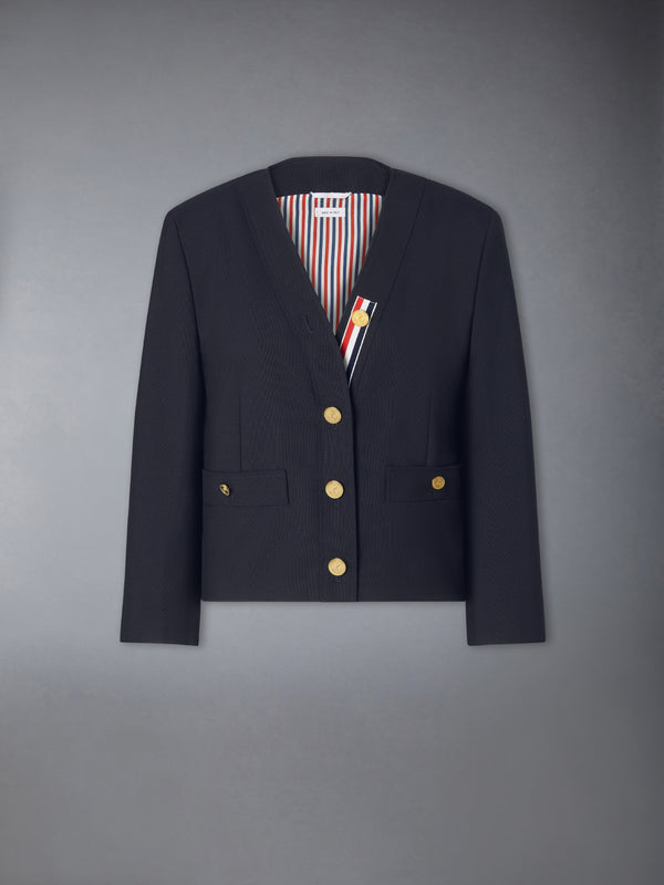 HOPSACK SUITING CARDIGAN JACKET - featured image
