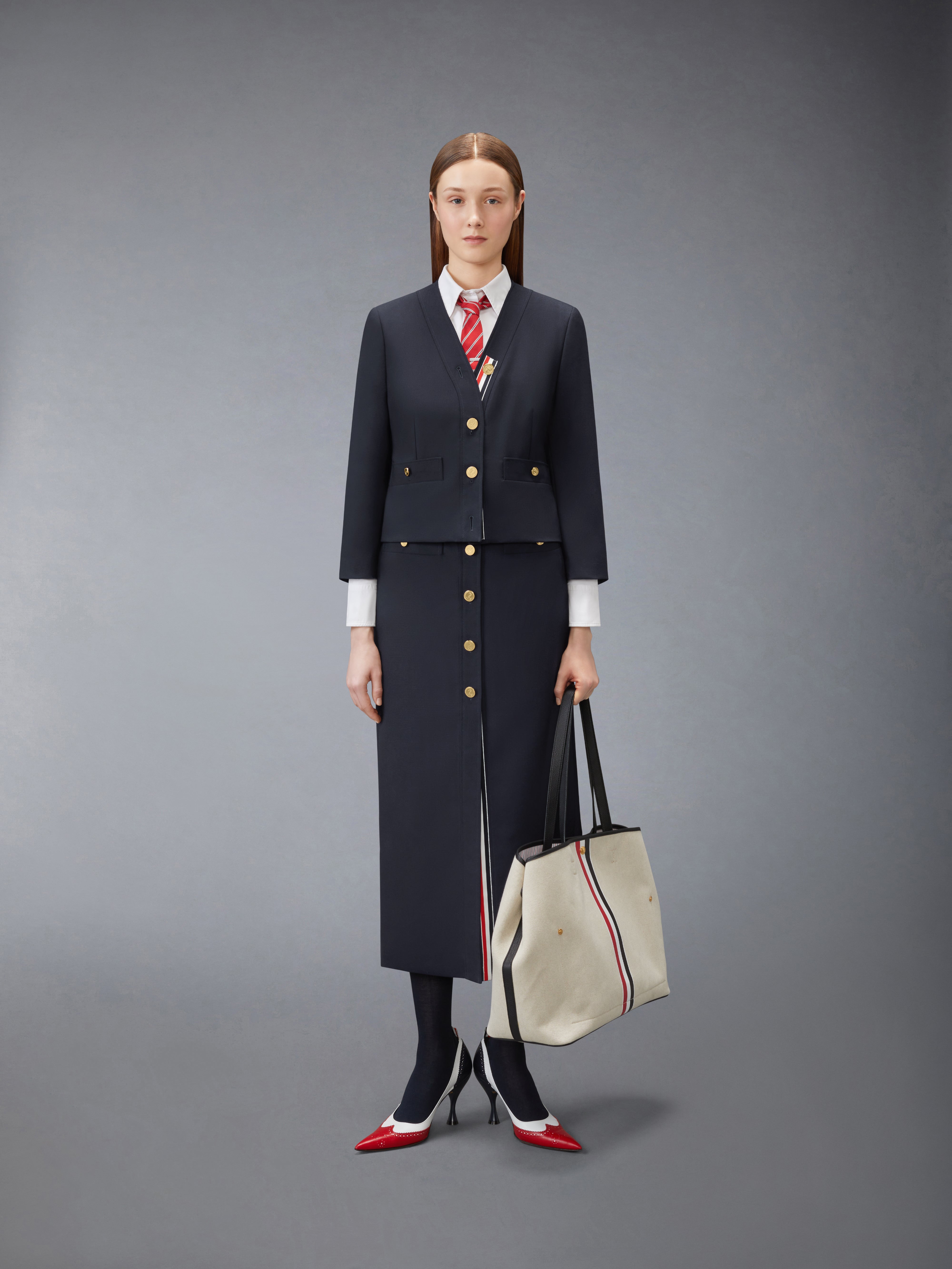 Hopsack Suiting Cardigan Jacket | Thom Browne