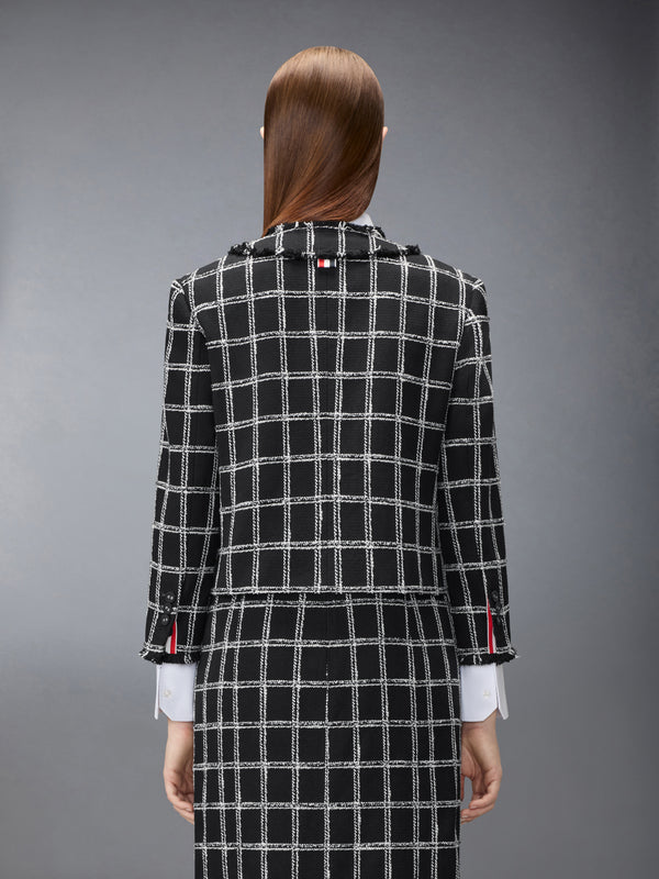 WINDOWPANE HOUNDSTOOTH TWEED CARDIGAN JACKET - image 2