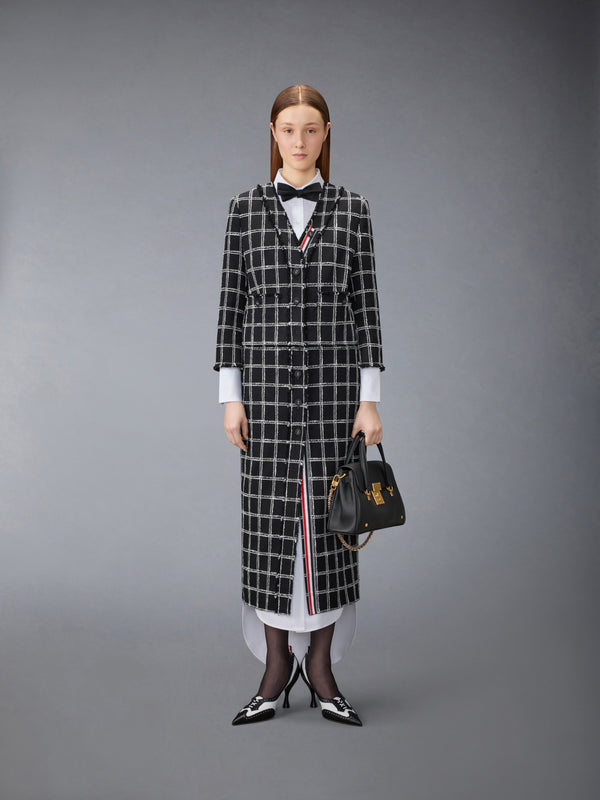 WINDOWPANE HOUNDSTOOTH TWEED CARDIGAN JACKET - image 3