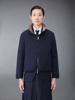 Ultralight Tech and Plain Weave Down Reversible 4-Bar Jacket