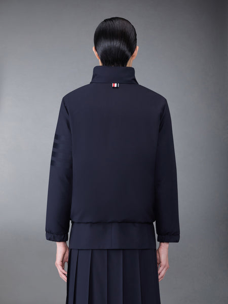 Ultralight Tech and Plain Weave Down Reversible 4-Bar Jacket DARK BLUE