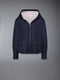 ULTRA LIGHT NYLON TECH DOWN JACKET - NAVY