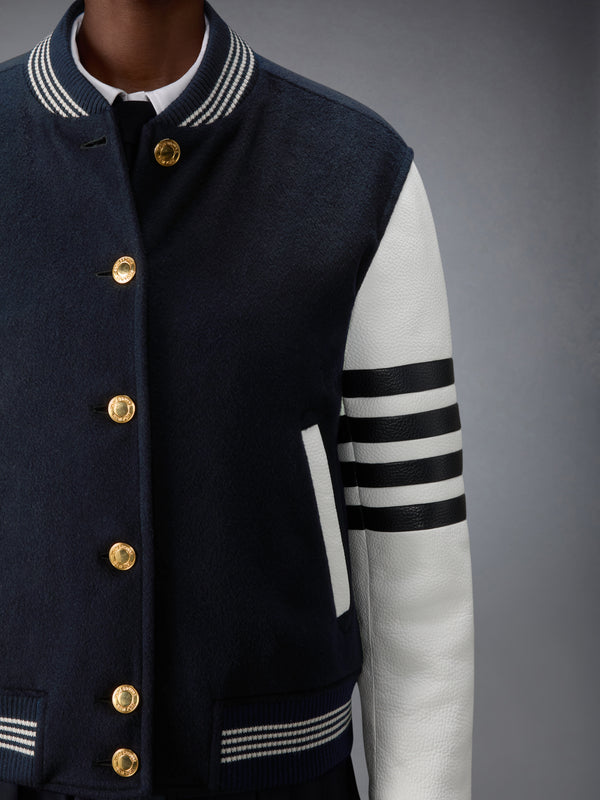 CASHMERE AND LEATHER BROWNE 65 VARSITY JACKET - image 5