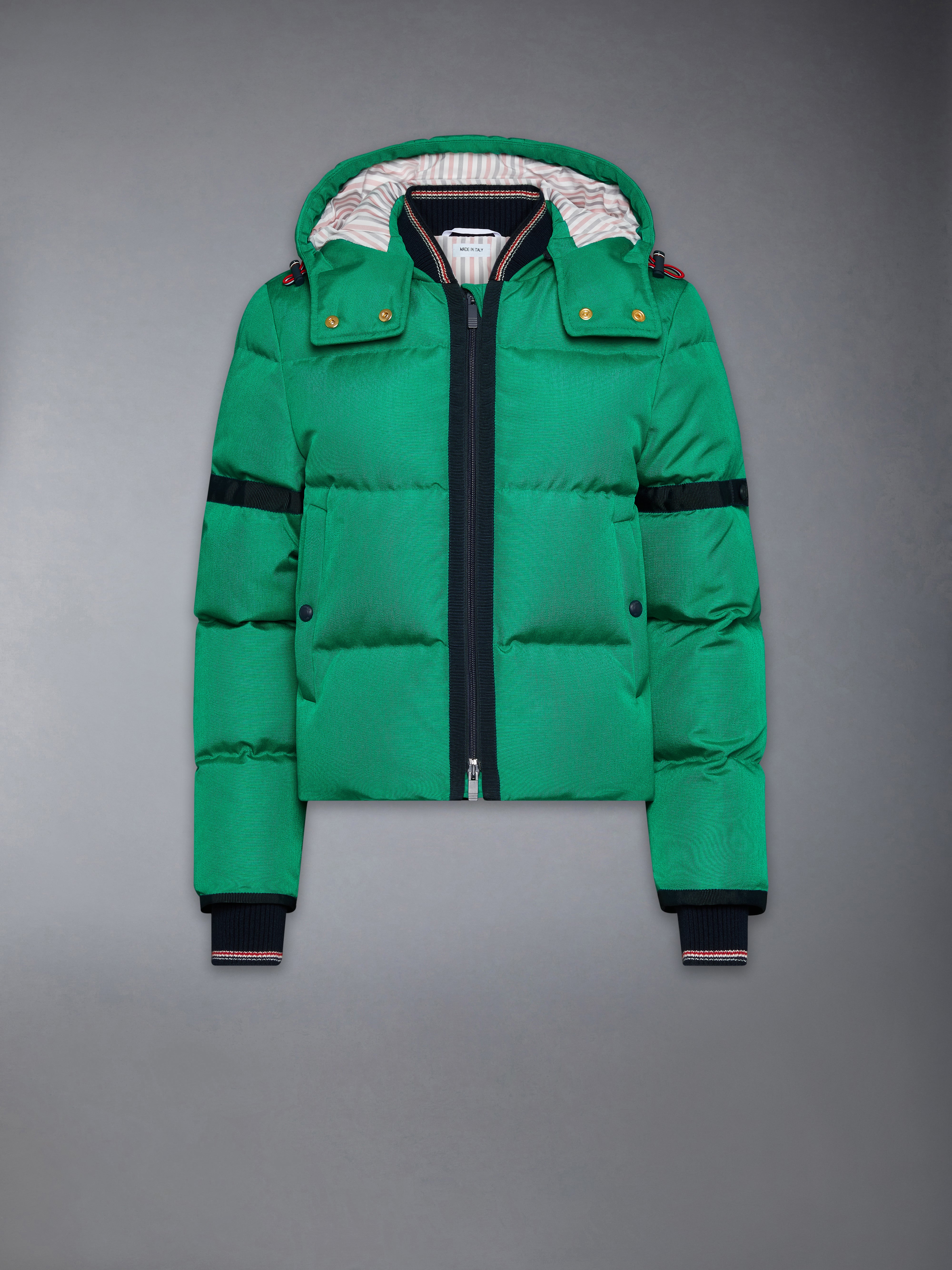 Cordura Down Filled Jacket With Armbands | Thom Browne