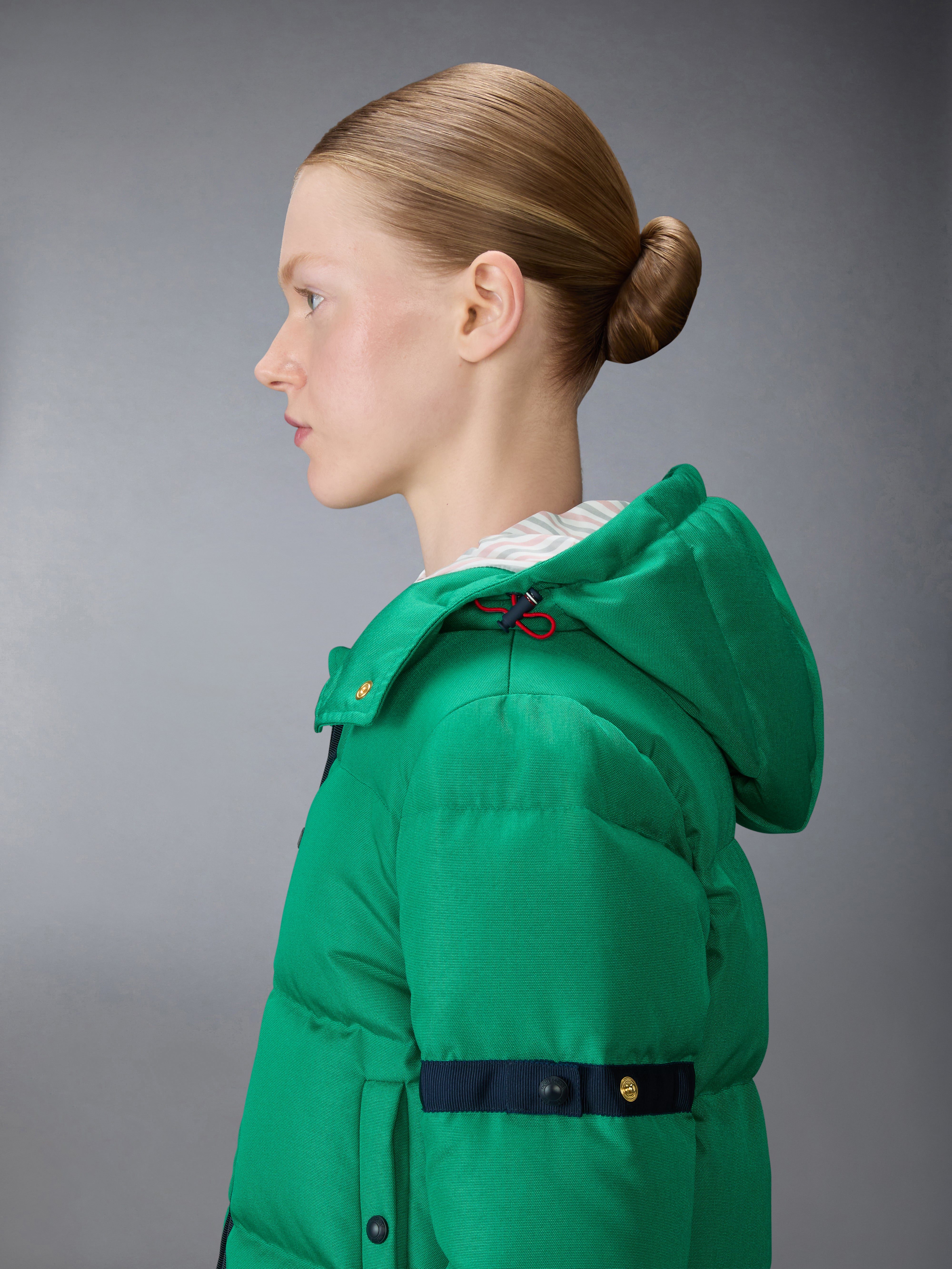 Cordura Down Filled Jacket With Armbands | Thom Browne