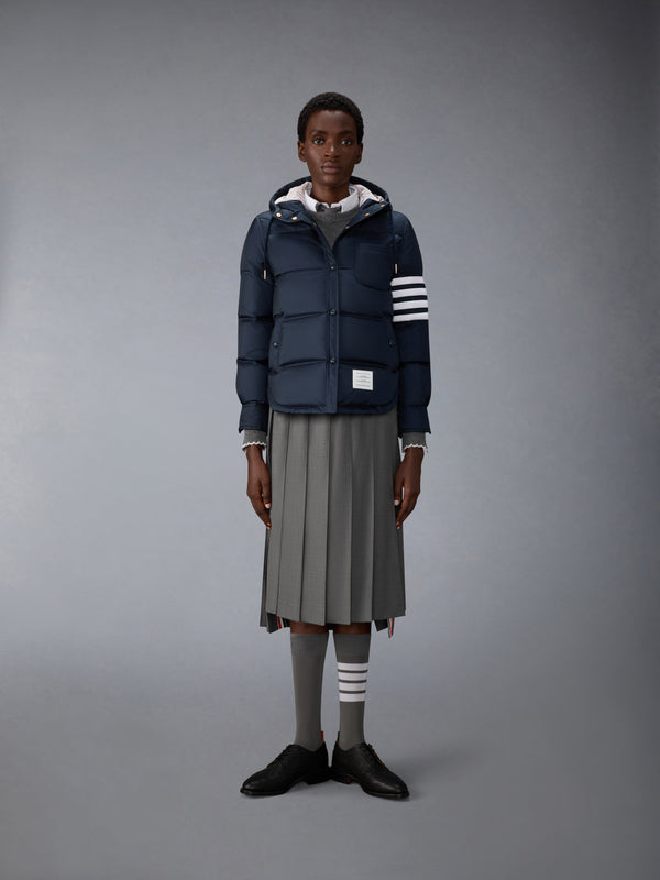 SHINY RIPSTOP LIGHTWEIGHT DOWN FILLED 4-BAR JACKET - image 1