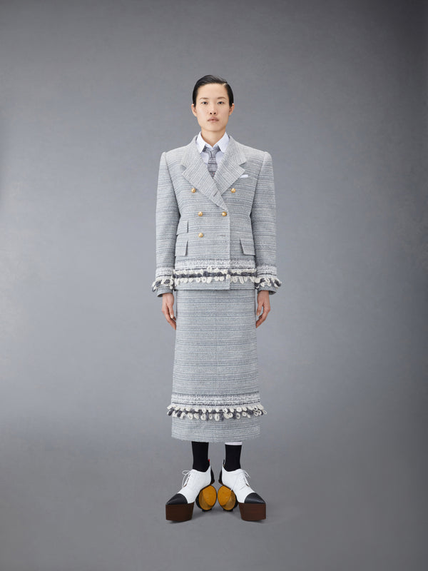 TWEED OVERSIZED DOUBLE BREASTED SPORT COAT - image 3