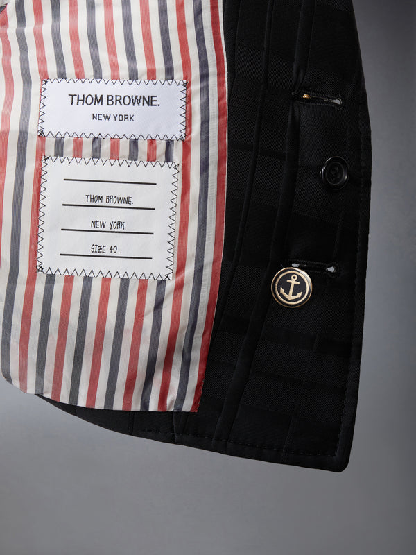 HUNTING TARTAN 3D WINDOWPANE JACQUARD CROPPED HIGH BREAK SPORT COAT WITH QUILTED OXFORD SHIRT - image 5