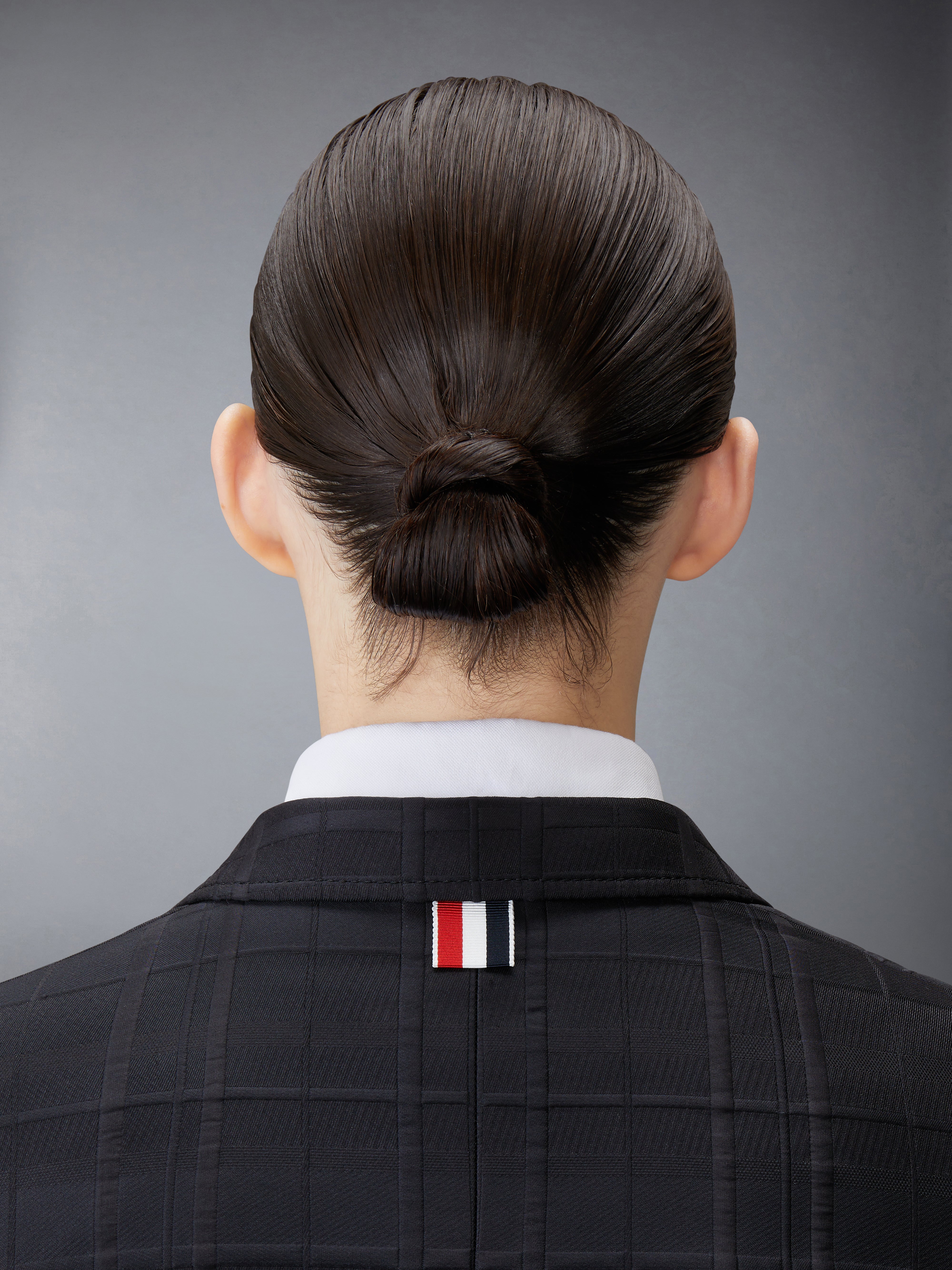 Hunting Tartan 3 D Windowpane Jacquard Cropped High Break